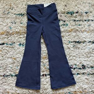 NWT Old Navy Go-Dry Powerchill High Rise Flare Leggings Sz XS (5) in Navy Blue